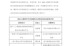 2022全国软件开发创新技术成果优选活动获奖名单及评委名单